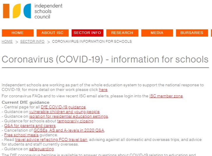 Coronavirus (COVID-19) - information for schools