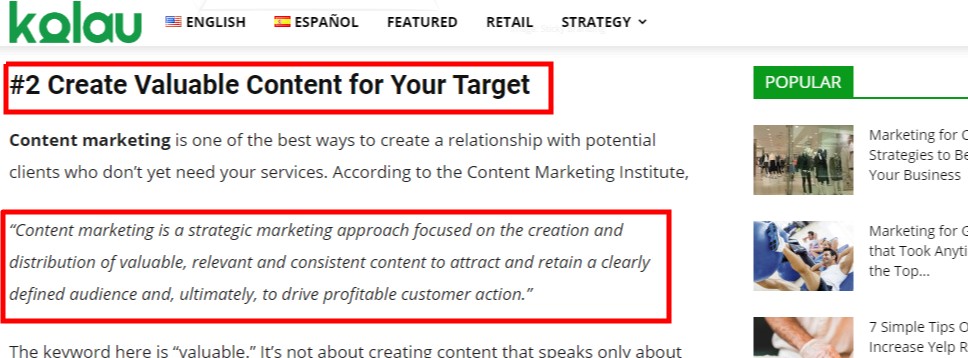 Screenshot: Marketing for Architects: 4 Winning Strategies - Kolau Blog - http://blog.kolau.com/marketing-for-architects-winning-strategies/