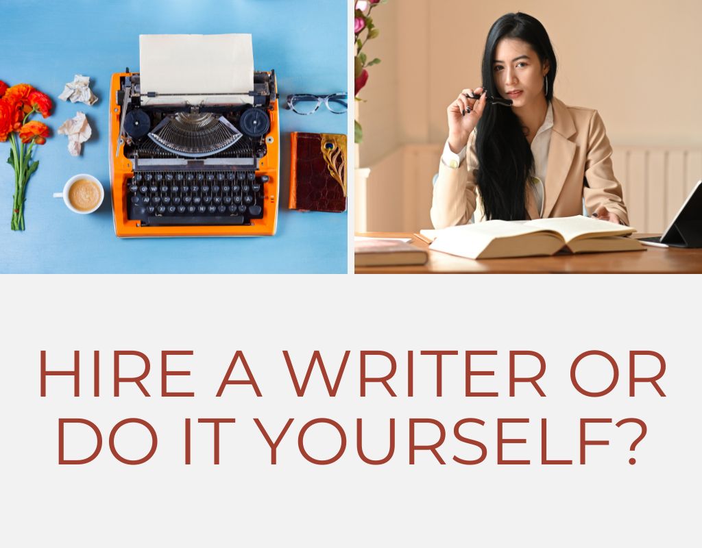Pay a ghostwriter or do it yourself